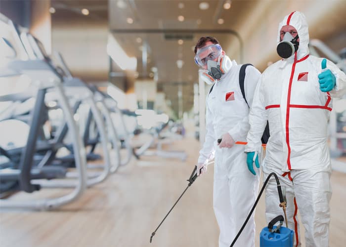 Проведение очистки и дезинфекции систем вентиляции в фитнес-клубе в Зеленограде